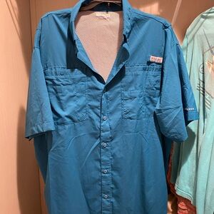 Magellan Outdoors Blue Men's Shirt